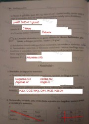 Chemija 8 klasei (naujos) 1 dalis 96 puslapis nemokami pratybų atsakymai