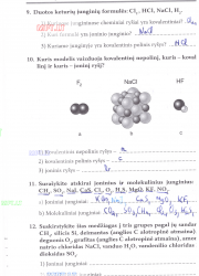Chemija 9 klasei 1 dalis 26 puslapis nemokami pratybų atsakymai