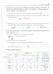Chemija 9 klasei 1 dalis 29 puslapis nemokami pratybų atsakymai