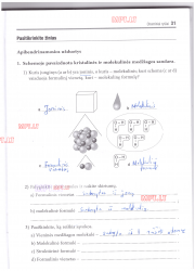 Chemija 9 klasei 1 dalis 31 puslapis nemokami pratybų atsakymai