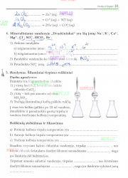 Chemija 9 klasei 1 dalis 51 puslapis nemokami pratybų atsakymai