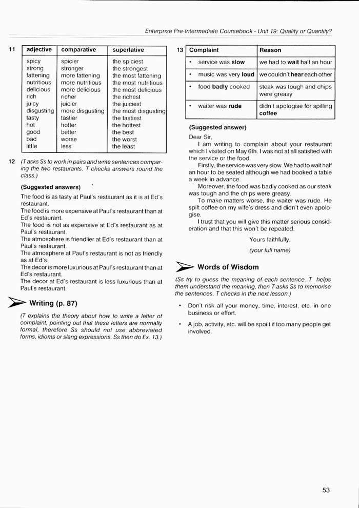 Enterprise 3 (Pre-Intermediate) answers, pratybų atsakymai