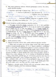 Lietuviu kalba 7 klasei 1 dalis 27 puslapis nemokami pratybų atsakymai