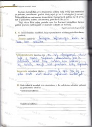 Lietuviu kalba 7 klasei 1 dalis 40 puslapis nemokami pratybų atsakymai