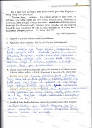 Lietuviu kalba 7 klasei 1 dalis 45 puslapis nemokami pratybų atsakymai