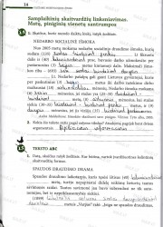 Lietuviu kalba 7 klasei 2 dalis 14 puslapis nemokami pratybų atsakymai