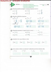 Matematika 6 klasei 1 dalis 16 puslapis nemokami pratybų atsakymai