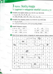 Matematika 6 klasei 1 dalis 26 puslapis nemokami pratybų atsakymai