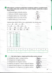 Matematika 6 klasei 1 dalis 27 puslapis nemokami pratybų atsakymai