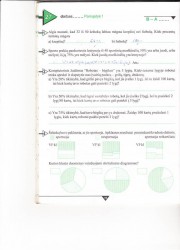Matematika 6 klasei 1 dalis 46 puslapis nemokami pratybų atsakymai