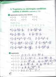 Matematika 6 klasei 1 dalis 56 puslapis nemokami pratybų atsakymai