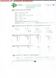 Matematika 6 klasei 1 dalis 8 puslapis nemokami pratybų atsakymai