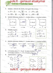 Matematika tau Plius 1 dalis 2 puslapis nemokami pratybų atsakymai